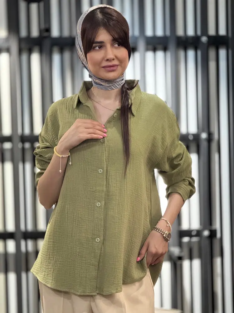مانتو شومیزی دبل فیس